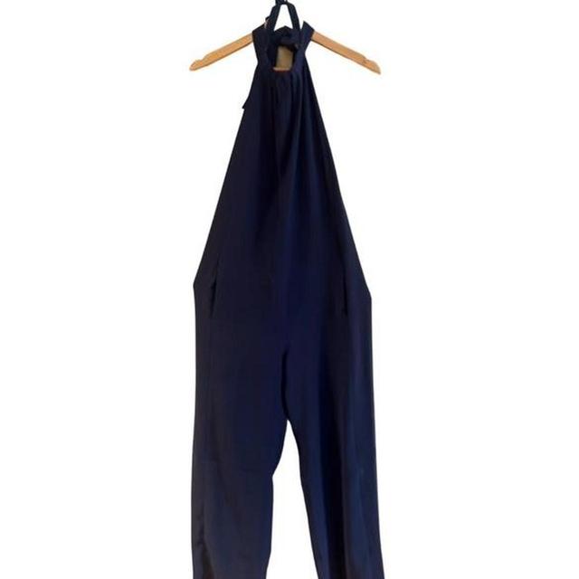 Zara Women's Palazzo Jumpsuit - Navy - UK 6 on Productcaster.