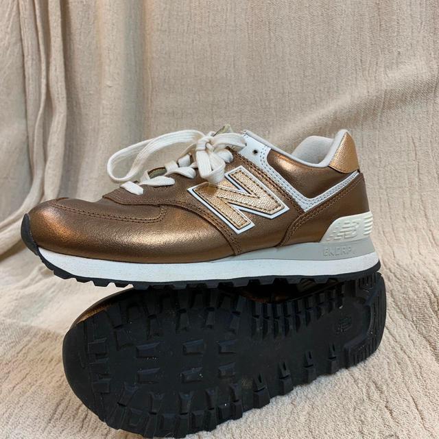 New Balance Women's Trainers - Gold/Brown - UK 5 on Productcaster.