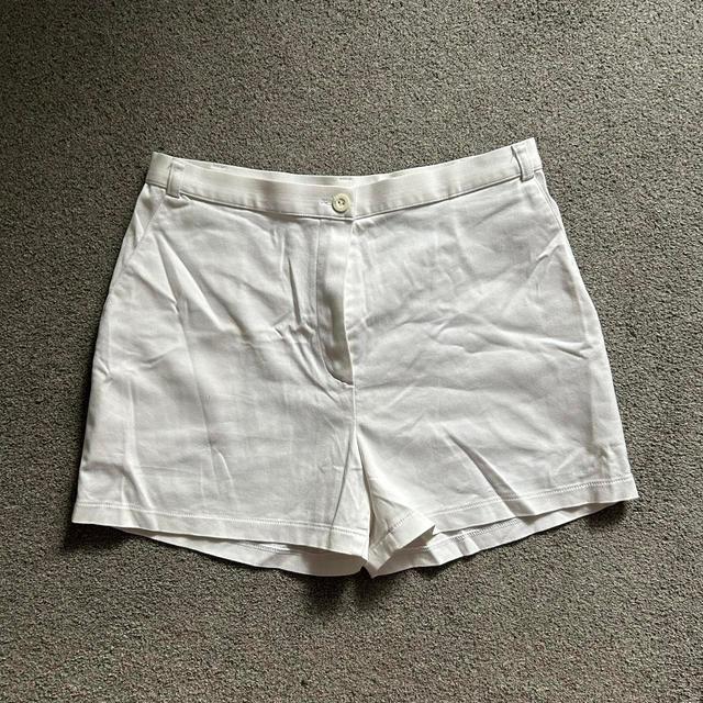 Marks & Spencer Women's Shorts - White - UK 12 on Productcaster.