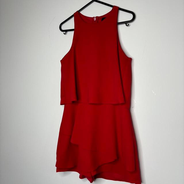 River Island Women's Playsuit - Red - UK 8 on Productcaster.