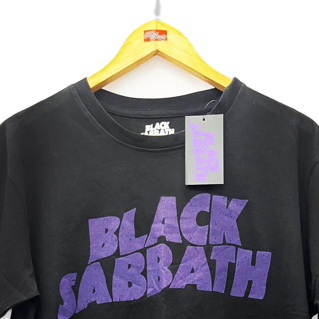 Vintage Men's T-shirt - Black/Purple - XL on Productcaster.