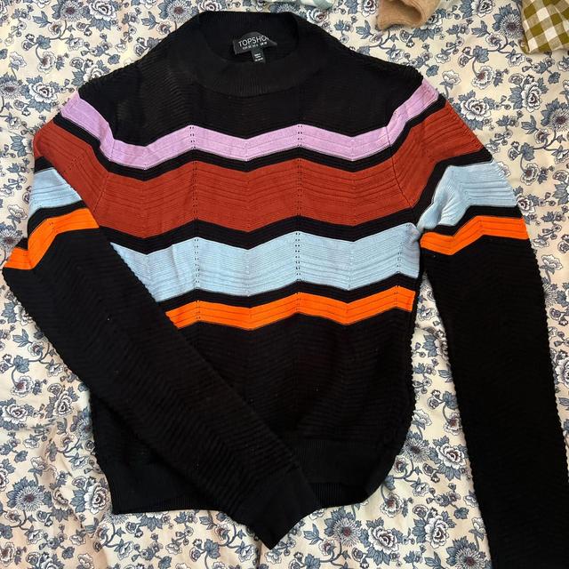 Topshop Women's Jumper - Multi/Black - 10 on Productcaster.