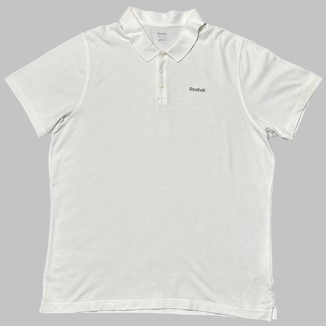 Reebok Men's Polo shirt - White/Grey - XL on Productcaster.