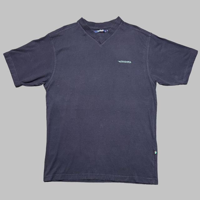 Diadora Men's T-shirt - Navy - M on Productcaster.