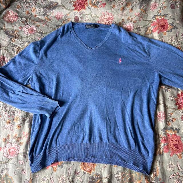 Polo Ralph Lauren Men's Jumper - Navy/Blue - XL on Productcaster.