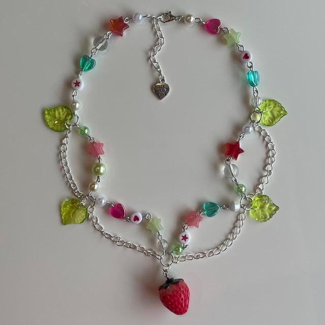 Women's Necklace - Pink on Productcaster.