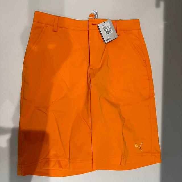 Puma Men's Shorts - Orange - S on Productcaster.