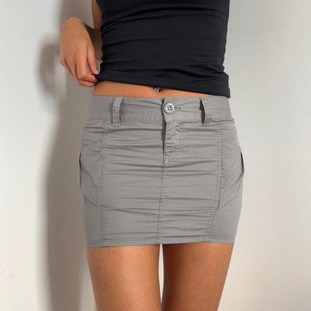 Vintage Women's Skirt - Grey - 28" on Productcaster.