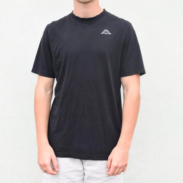 Kappa Men's T-shirt - Black - M on Productcaster.