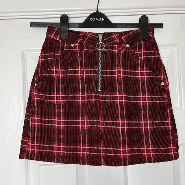 Topshop Women's Skirt - Red - UK 6 on Productcaster.