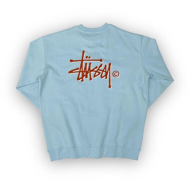 Stüssy Men's Sweatshirt - Blue - L on Productcaster.