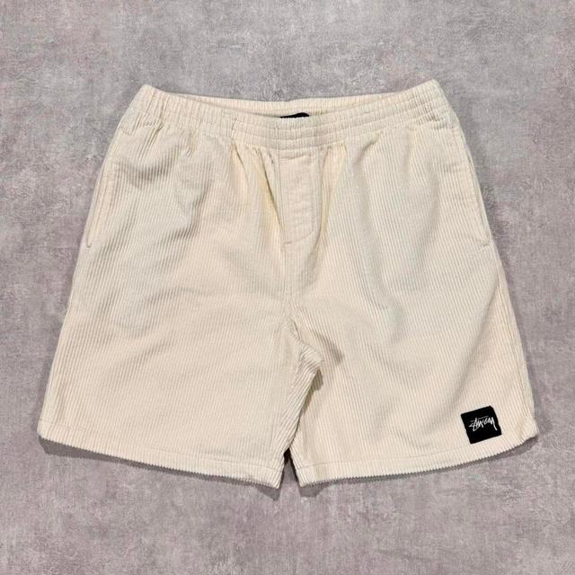 Stüssy Women's Shorts - Cream - 28" on Productcaster.