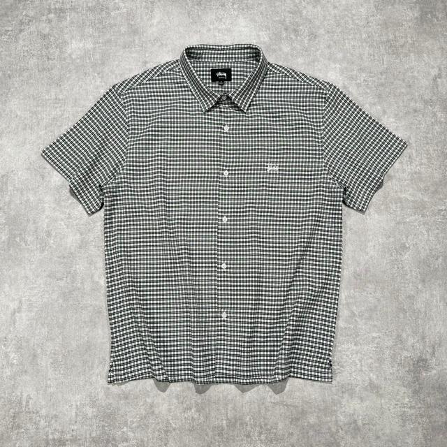 Stüssy Men's Shirt - Black/White - M on Productcaster.