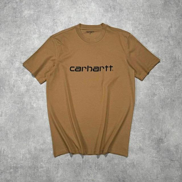 Carhartt Men's T-shirt - Tan - M on Productcaster.