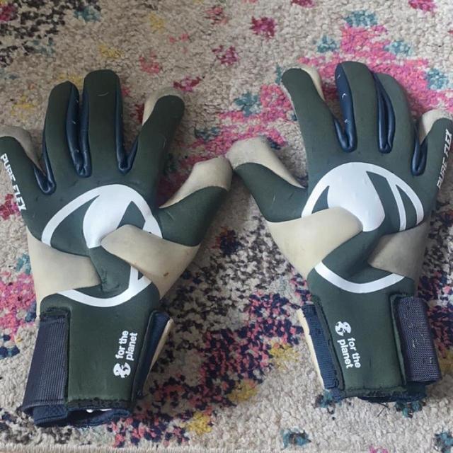 Uhlsport Men's Gloves - Khaki on Productcaster.