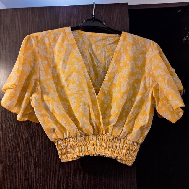 Deadstock Women's Blouse - Yellow - 10 on Productcaster.