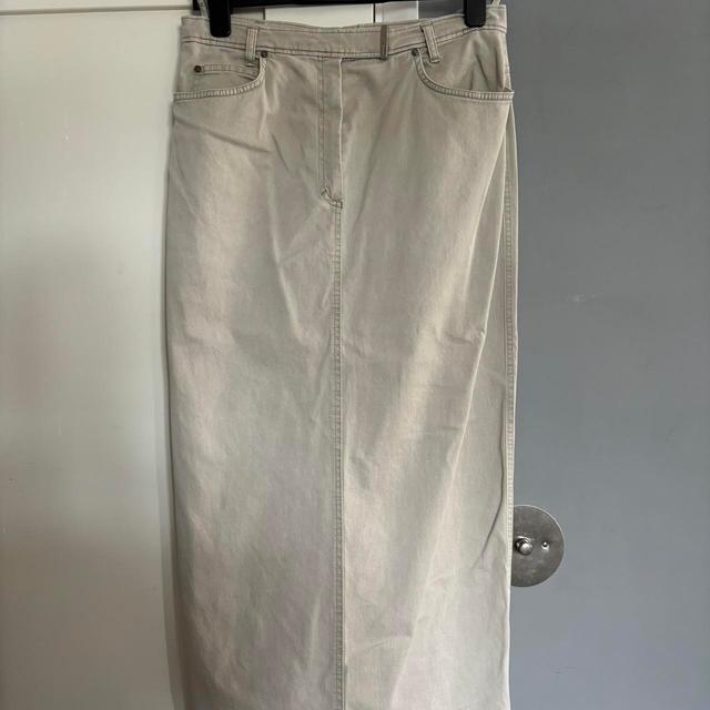 Women's Skirt - Cream/Tan - UK 12 on Productcaster.