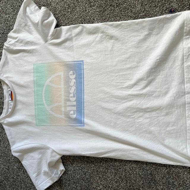 Ellesse Men's T-shirt - White - S on Productcaster.