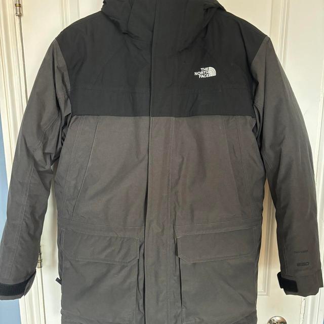 The North Face Men's Winter Coat - Black/Grey - S on Productcaster.