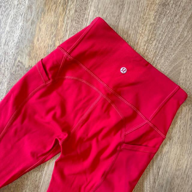 Lululemon Women's Leggings - Red/Pink - UK 6 on Productcaster.