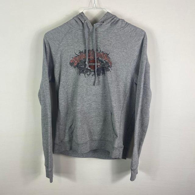 Harley Davidson Women's Hoodie - Grey - L on Productcaster.