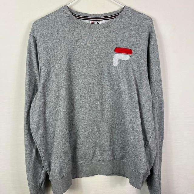 Fila Women's Sweatshirt - Grey - XL on Productcaster.