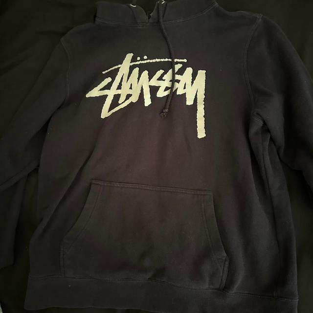 Stüssy Men's Hoodie - Black - M on Productcaster.