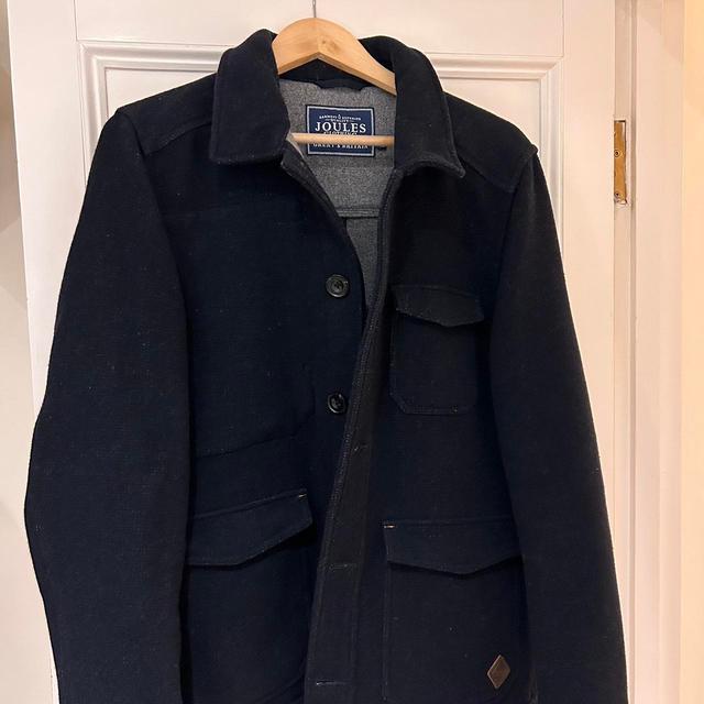 Joules Men's Overcoat - Navy - M on Productcaster.