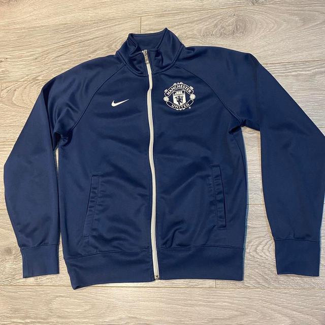 Nike Men's Lightweight Jacket - Navy/Blue - S on Productcaster.