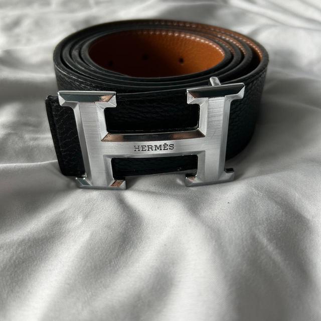 Hermes Men's Belt - Black on Productcaster.