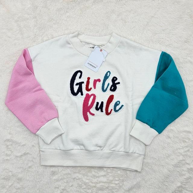 Kids' Sweatshirt - White on Productcaster.