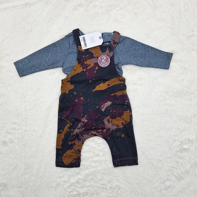 Next Kids' Dungarees - Black/Brown - 0-3 months on Productcaster.