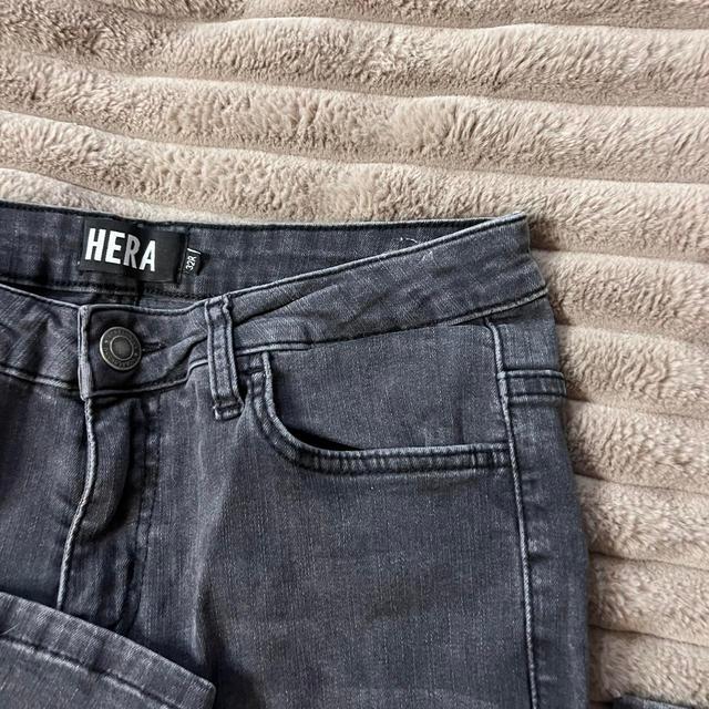 Hera London Men's Jeans - Black/Grey - 32" on Productcaster.