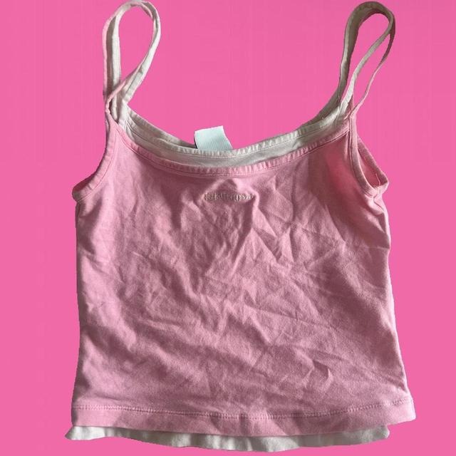 Urban Outfitters Women's Crop top - Pink - XS on Productcaster.