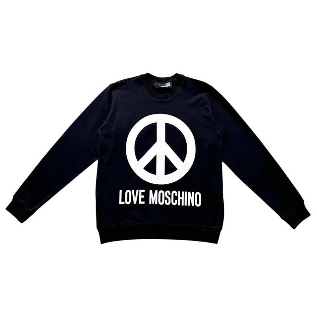 Moschino Men's Sweatshirt - Black - S on Productcaster.