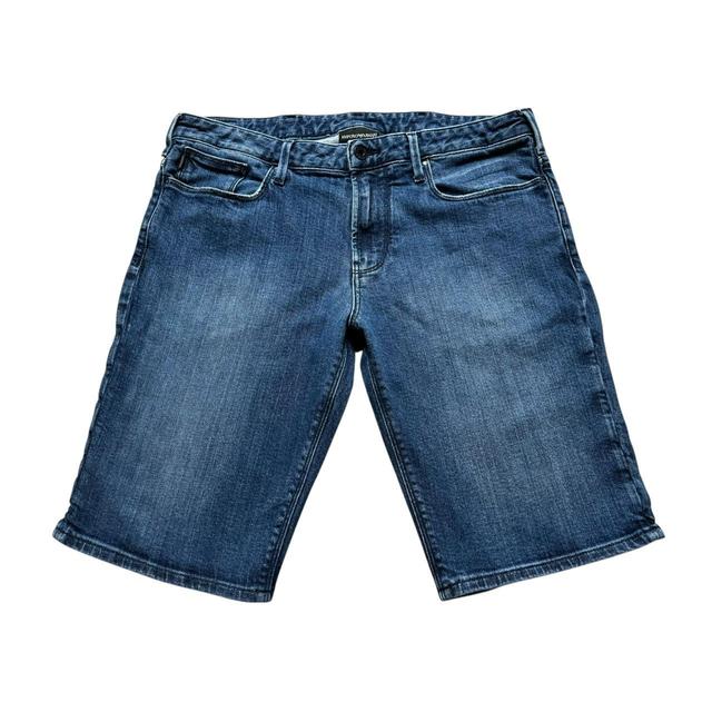 Armani Men's Shorts - Blue - 34" on Productcaster.