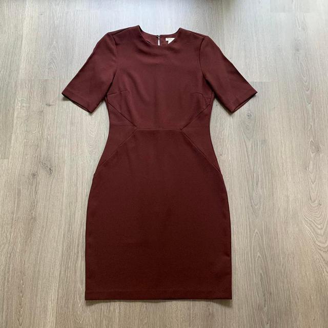 H&M Women's Bodycon Dress - Burgundy - 8 on Productcaster.