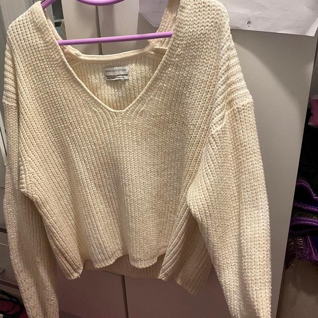 Urban Outfitters Women's Jumper - Cream - M on Productcaster.