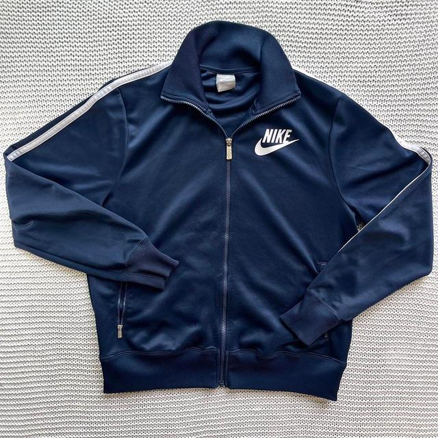 Nike Men's Casual Jacket - Navy - L on Productcaster.