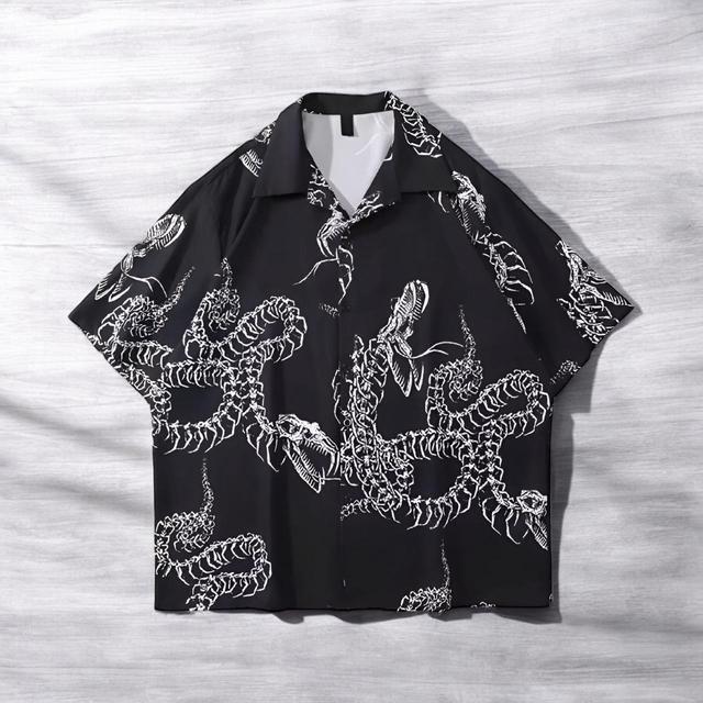 Men's Shirt - Black - L on Productcaster.