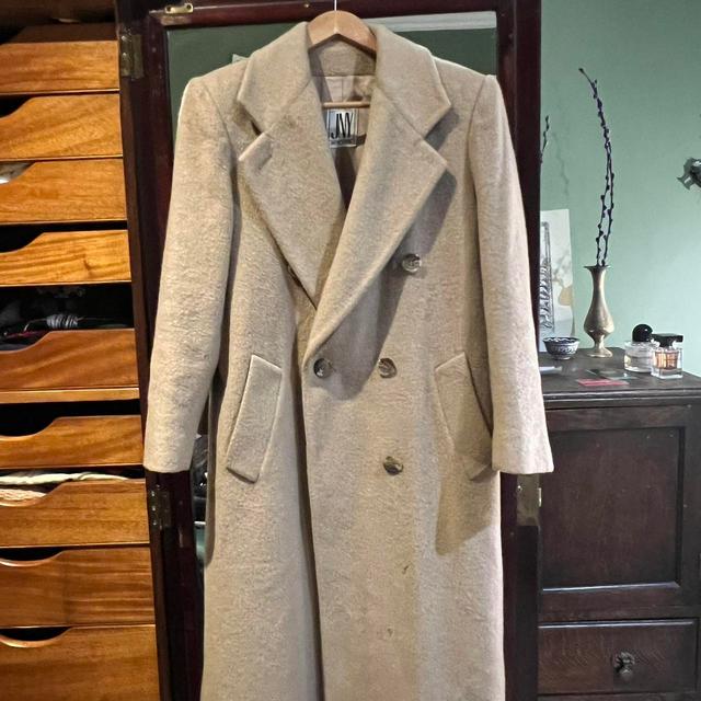 Jones New York Women's Wool Coat - Tan - S on Productcaster.