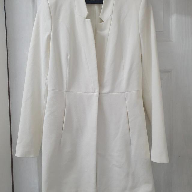 Zara Women's Jacket - White - XS on Productcaster.