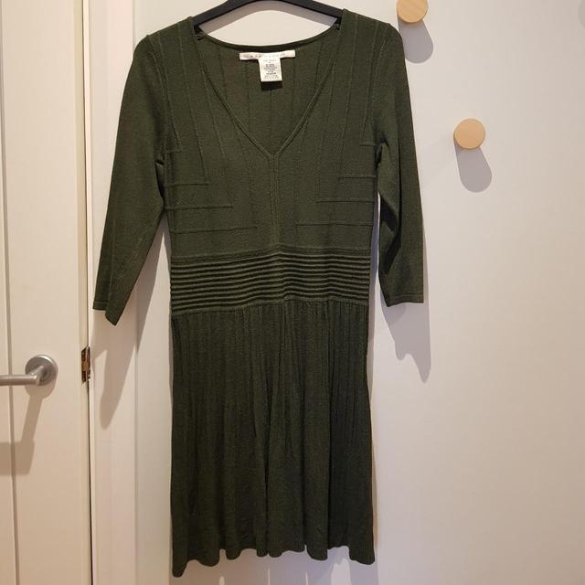 Max Mara Women's Dress - Green - 10 on Productcaster.