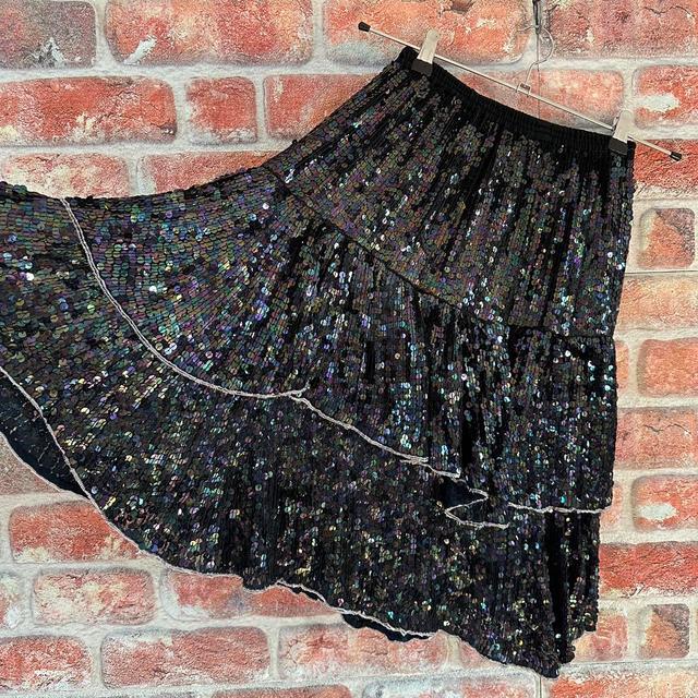 Vintage Women's Party Skirt - Black - UK 10 on Productcaster.