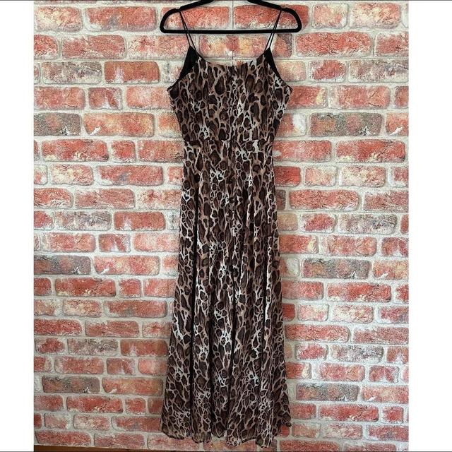 Women's Maxi Dress - Brown/Black - 8 on Productcaster.