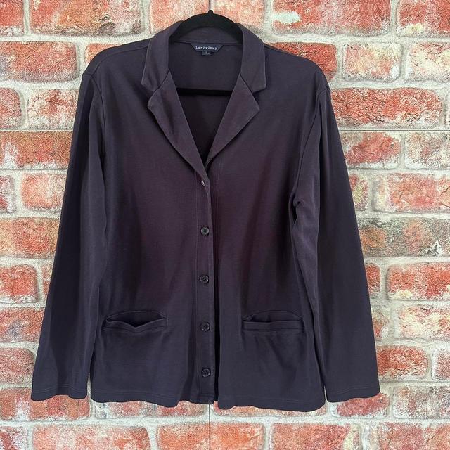 Lands' End Women's Tailored jacket - Navy - UK 14 on Productcaster.