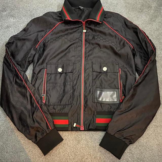 Gucci Women's Lightweight Jacket - Grey/Black - S on Productcaster.