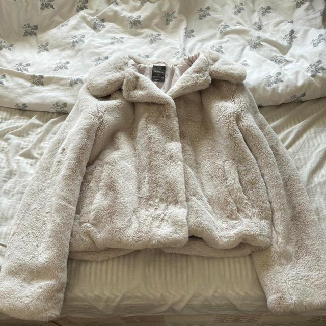 Primark Women's Coat - Cream - UK 10 on Productcaster.