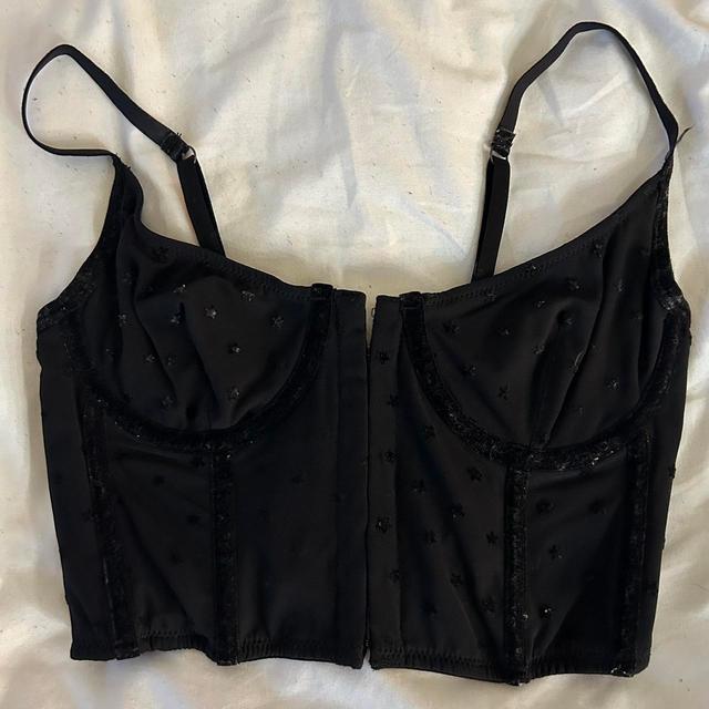 Urban Outfitters Women's Corset - Black - 8 on Productcaster.