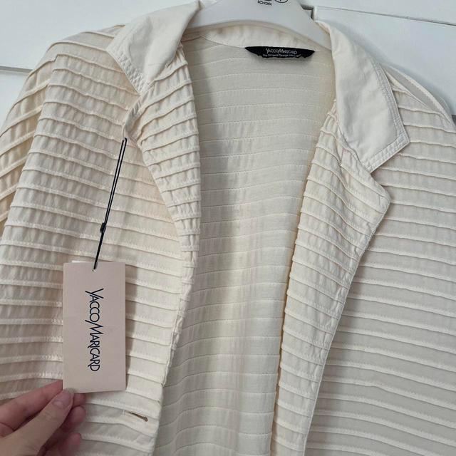 Women's Jacket - Cream - L on Productcaster.